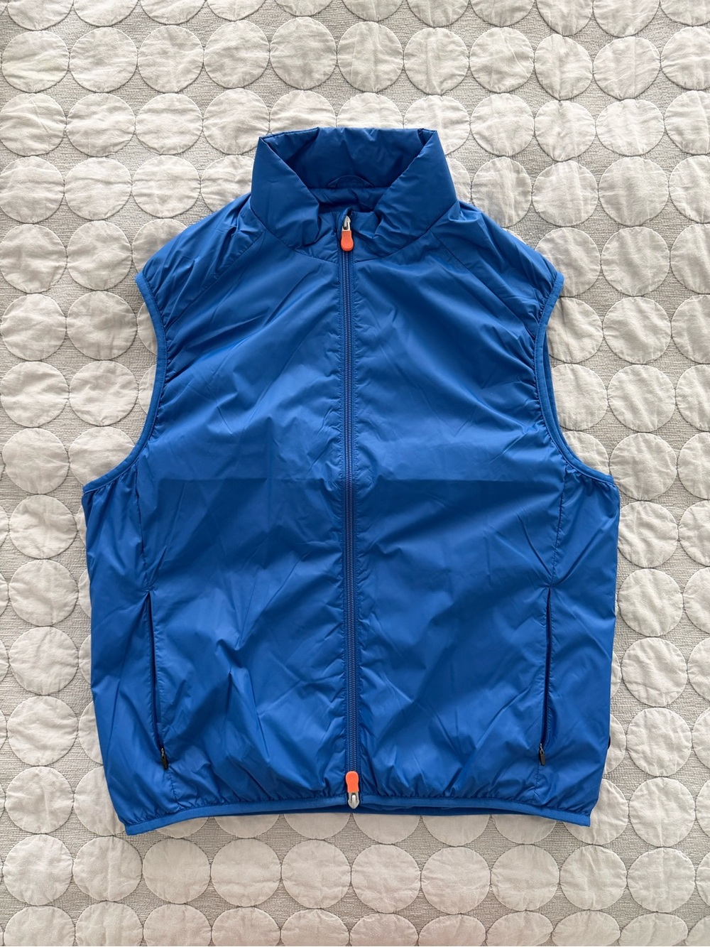 SAVE THE DUCK Men's Electric Blue Packable Vest